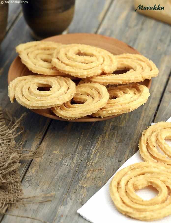 Murukku ( Tiffin Treats) | Tarla Dalal