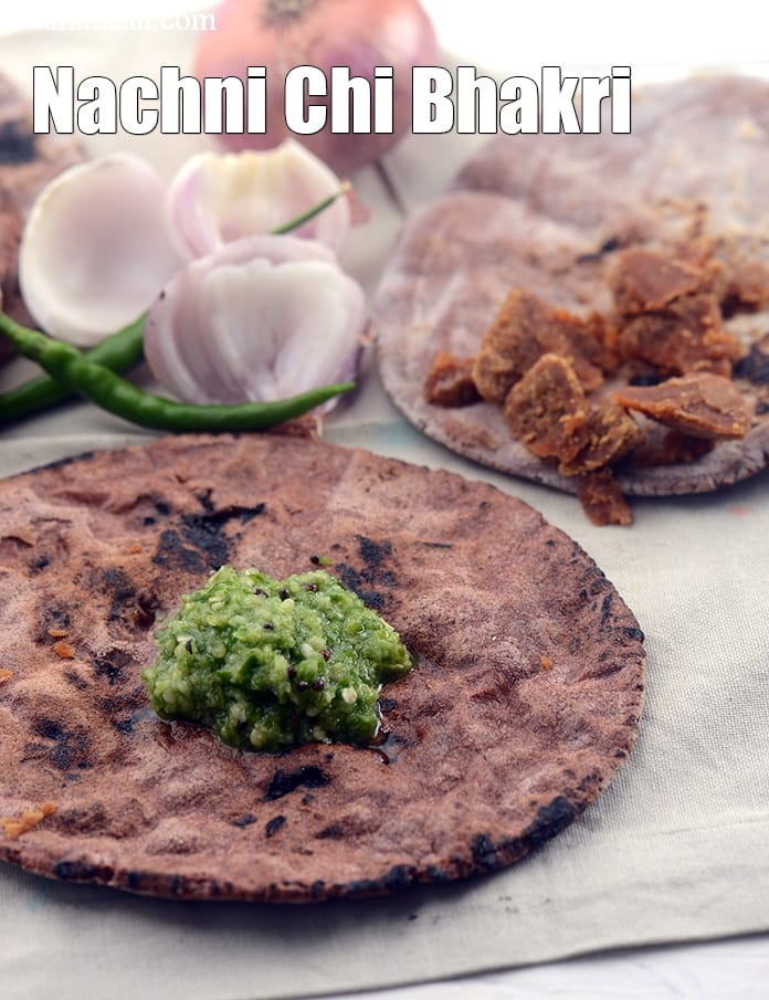 Nachni chi bhakri | nachni bhakri with rice flour | protein rich ragi bhakri | hand rolled nachni bhakri | | Tarla Dalal