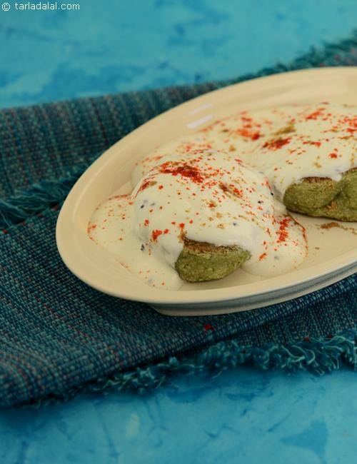 Non Fried Dahi Vadas | Tarla Dalal