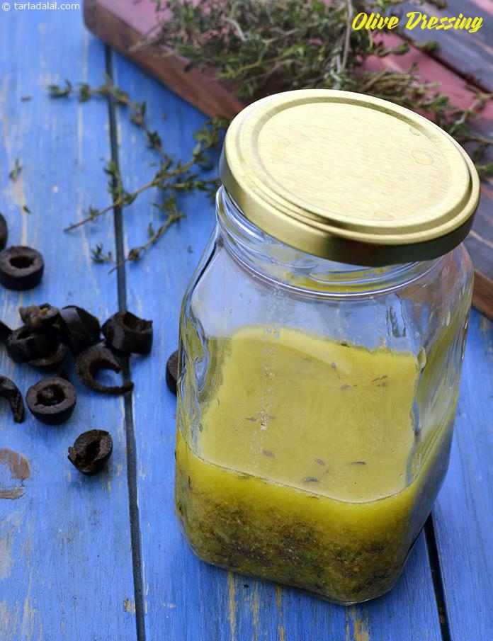 Olive Dressing | Tarla Dalal