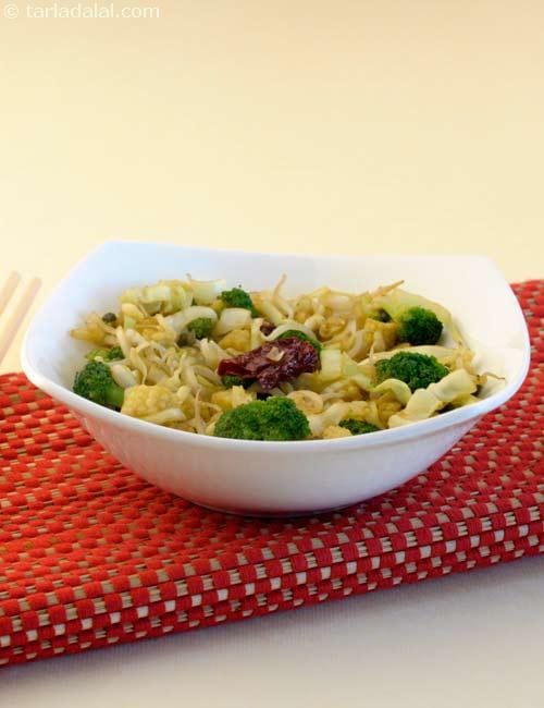 Oriental Stir Fry Recipe | Tarla Dalal