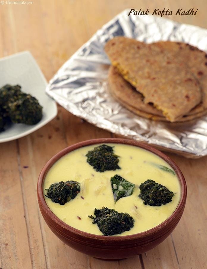 Palak Kofta Kadhi | Tarla Dalal