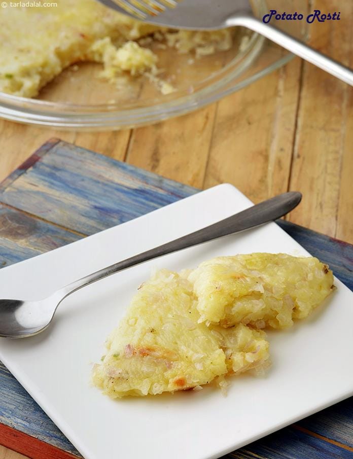 Potato Rosti | Tarla Dalal