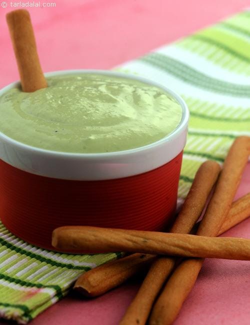 Quick Asparagus Dip Recipe | Tarla Dalal