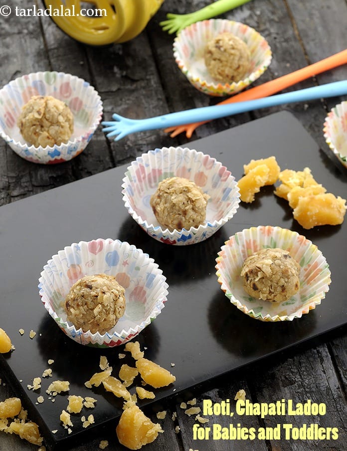 Roti, Chapati Ladoo for Babies and Toddlers | Tarla Dalal