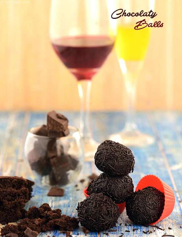Chocolaty Balls | Tarla Dalal