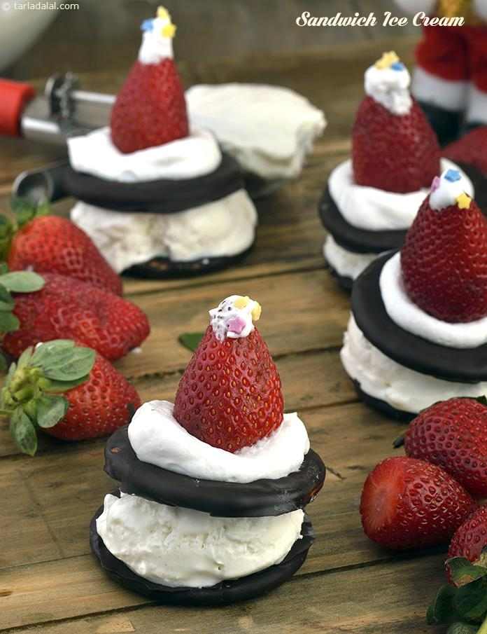 Sandwich Ice Cream | Tarla Dalal