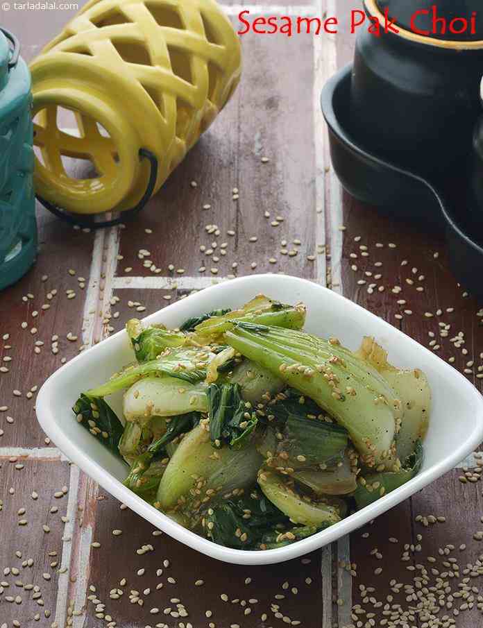 Sesame Pak Choi | Tarla Dalal