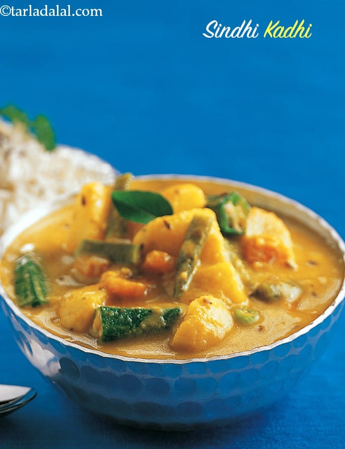 Sindhi Kadhi ( Pressure Cooker ) | Tarla Dalal