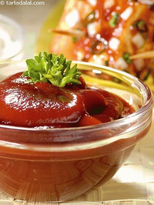 Smoked Barbeque Sauce ( Paneer Snacks ) | Tarla Dalal