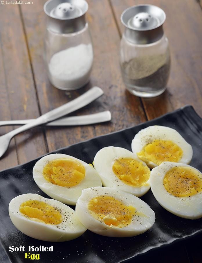 Soft Boiled Egg | Tarla Dalal