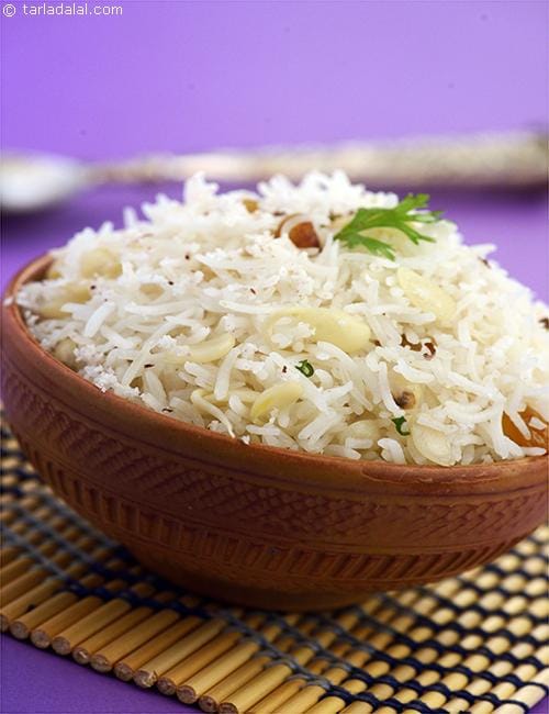 Sprouted Vaal ka Pulao | Tarla Dalal