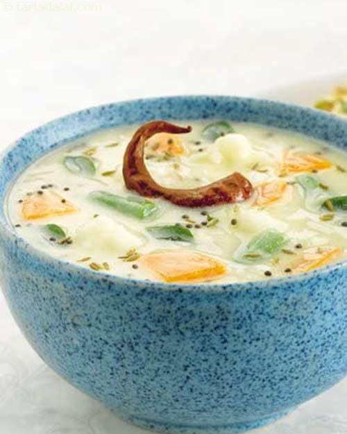 Subzi Kadhi | Tarla Dalal