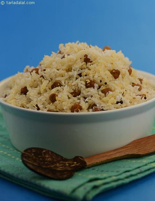 Sundal Rice | Tarla Dalal