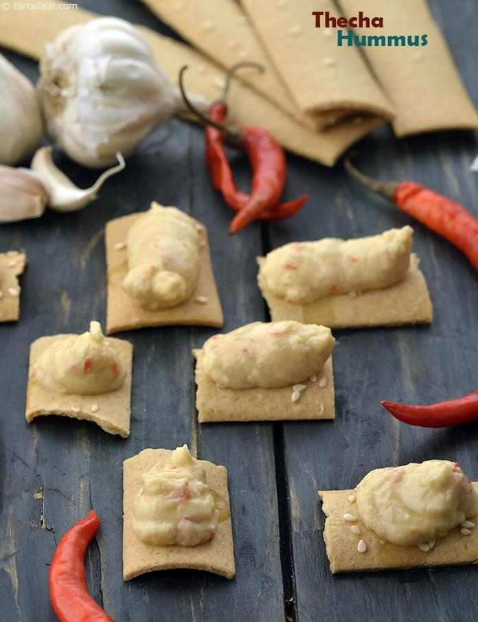 Thecha Hummus | Tarla Dalal