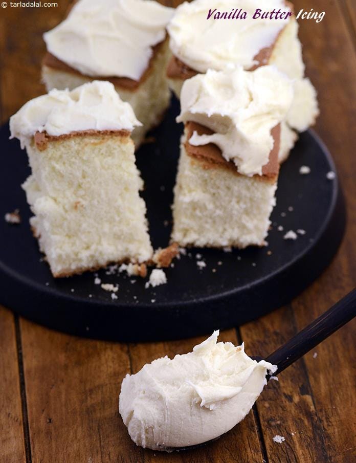 Vanilla Butter Icing | Tarla Dalal