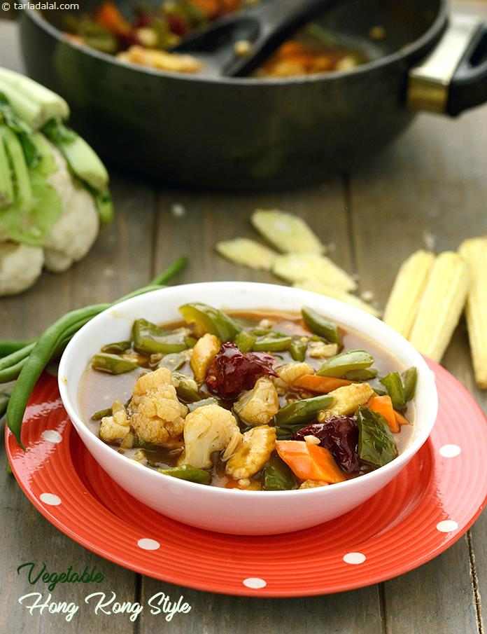 Vegetable Hong Kong Style | Tarla Dalal