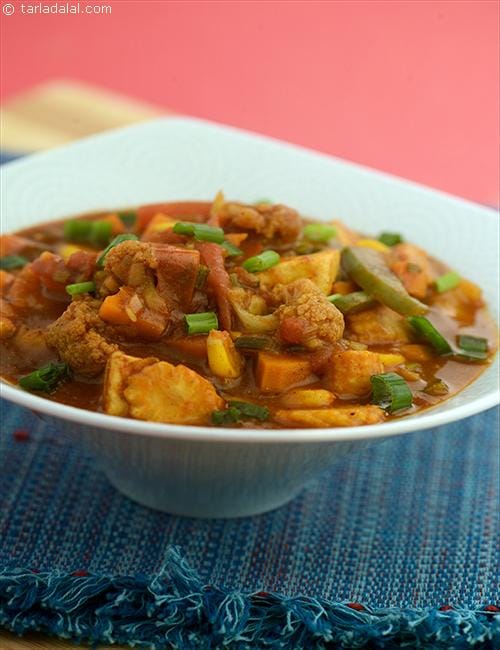 Vegetable Jalfraize | Tarla Dalal