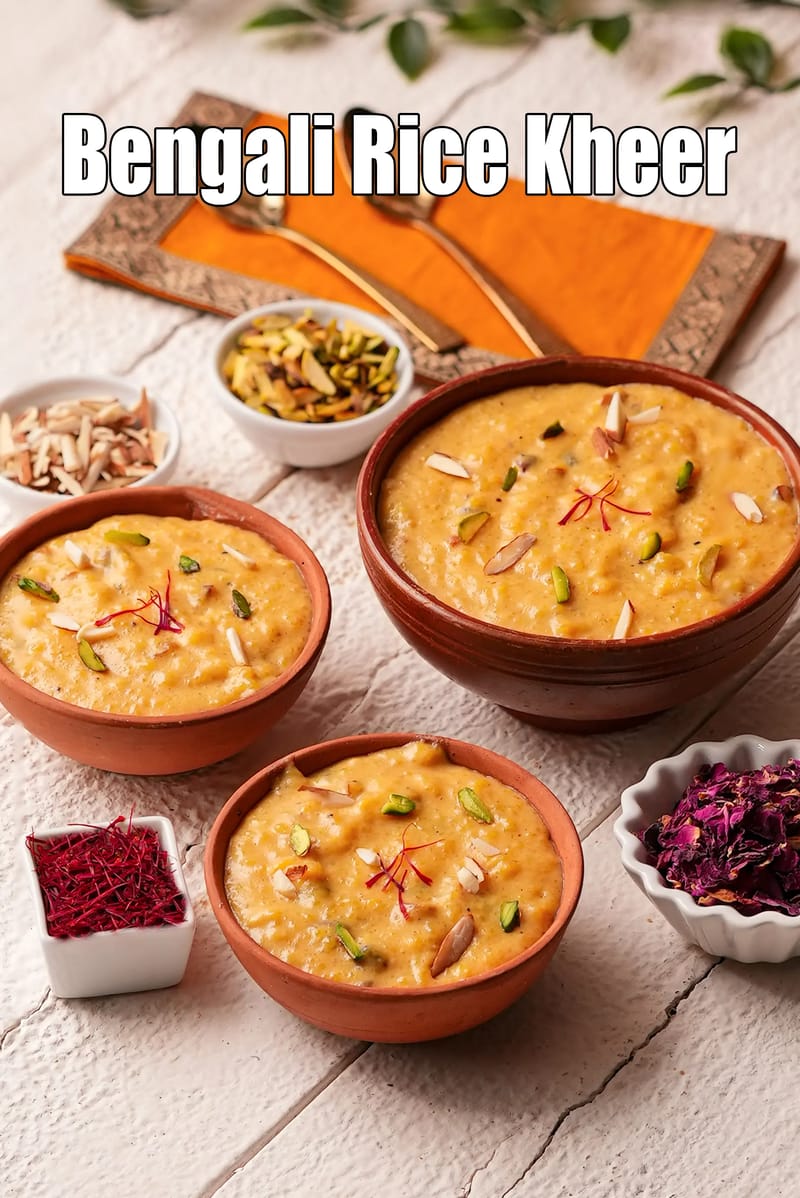 Bengali Payesh, Bengali Rice Kheer | Tarla Dalal