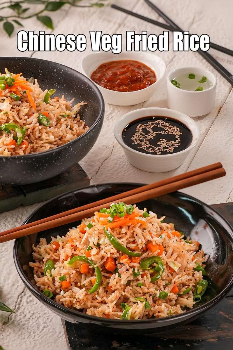 Fried Rice, Chinese Veg Fried Rice | Tarla Dalal