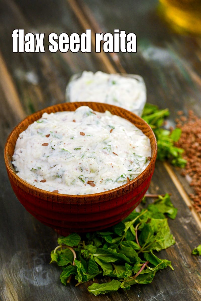 Flax seed raita recipe | Omega 3 fatty acids rich raita | doodhi, mint and curd flax seed raita | | Tarla Dalal