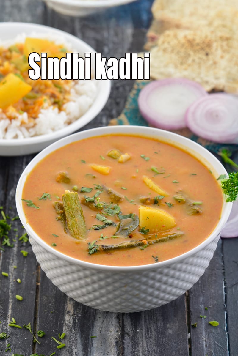 Sindhi kadhi recipe | Sindhi kadhi chawal | kadhi chawal | | Tarla Dalal