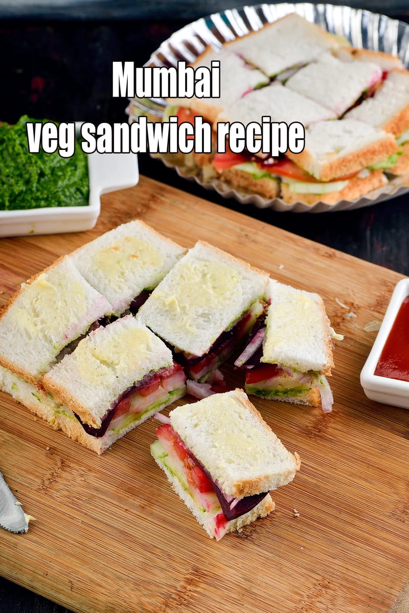 Mumbai veg sandwich recipe | vegetable sandwich | simple veg sandwich | how to make sandwich at home | | Tarla Dalal