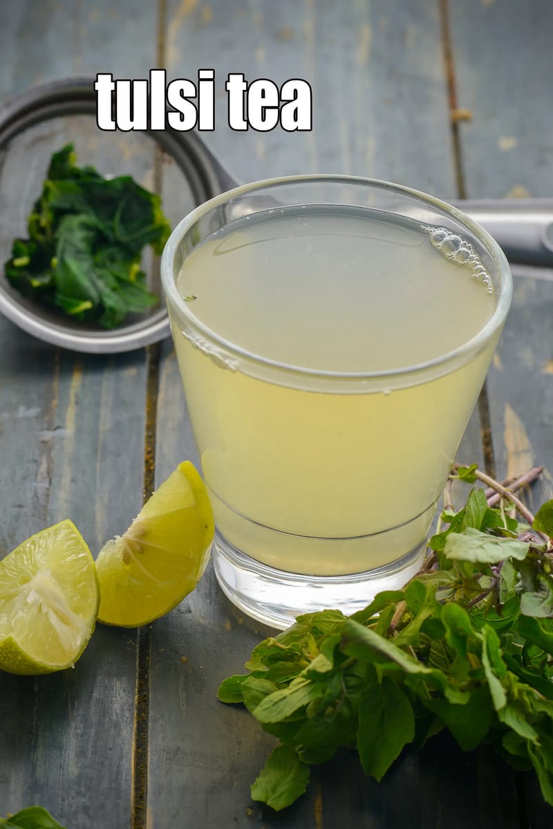 Tulsi tea | Indian basil tea | tulsi tea for sore throat | tulsi tea for weight loss | | Tarla Dalal