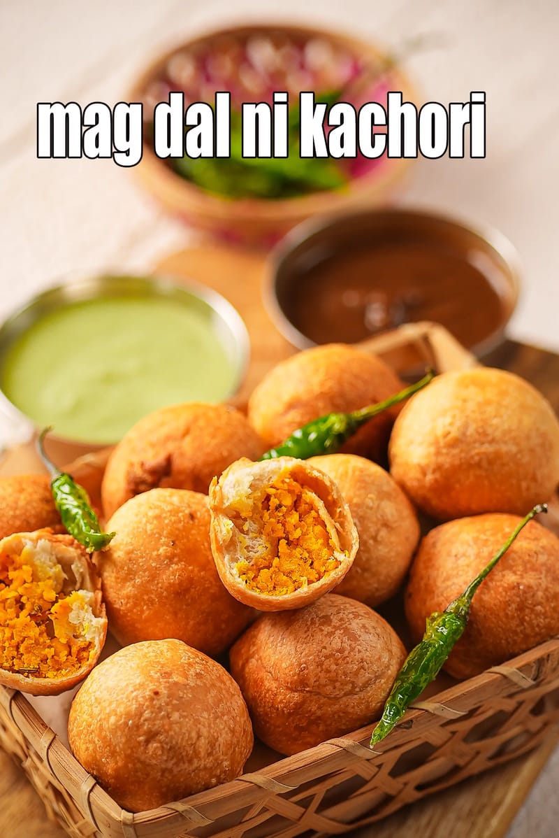 Mag dal ni kachori recipe | Gujarati mag dal ni kachori | dal kachori | | Tarla Dalal