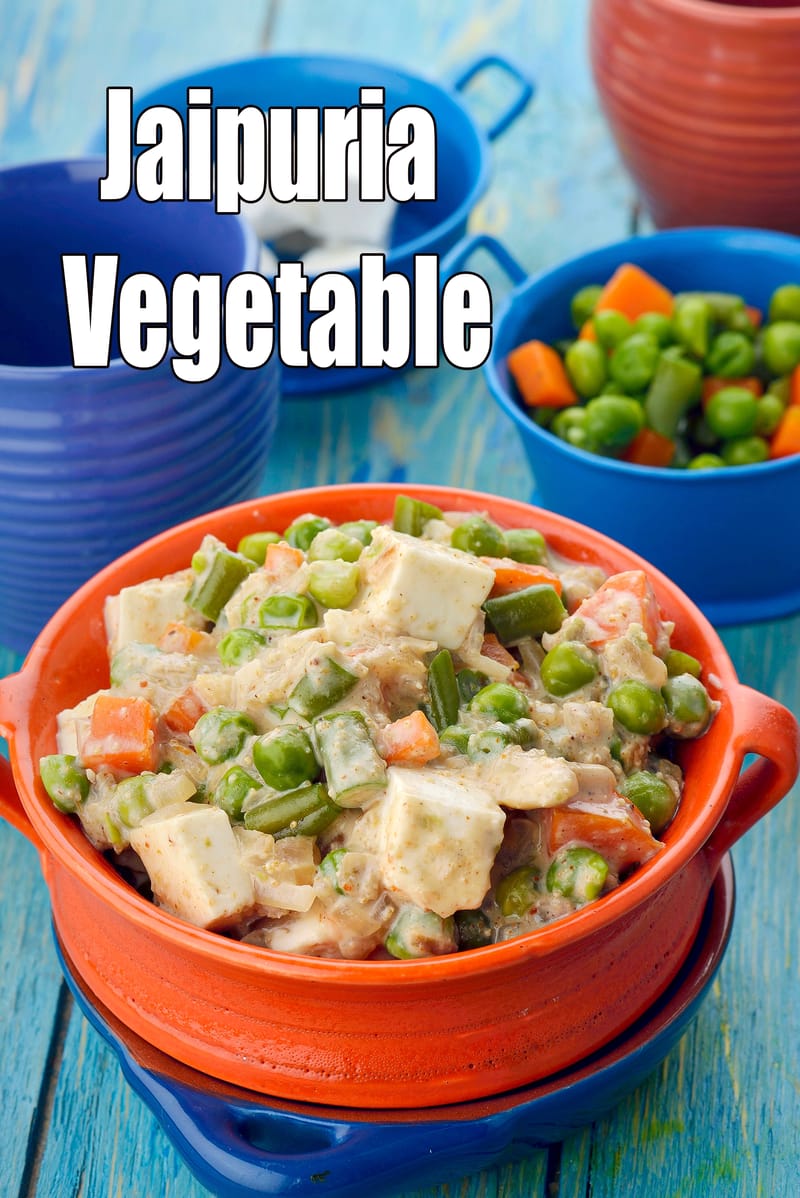 Jaipuria Vegetable recipe, How to make Vegetable Jaipuri | Tarla Dalal