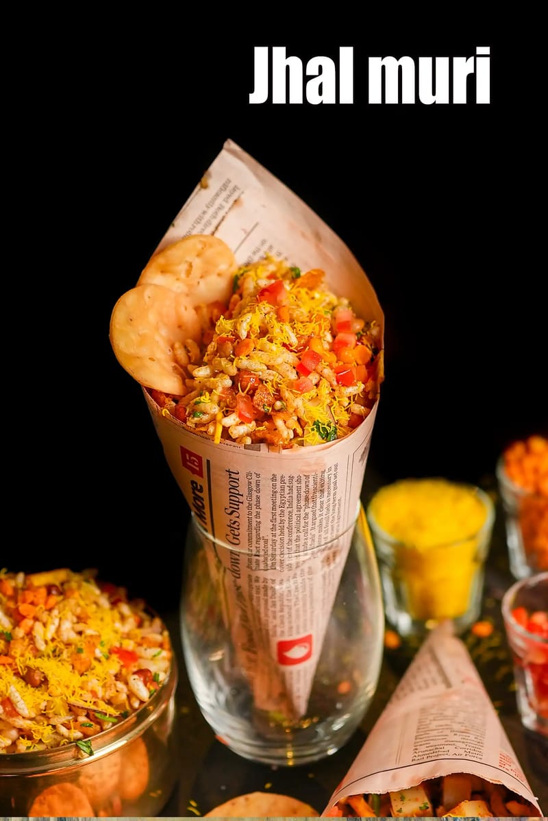 Jhal muri recipe | Kolkata style jhal muri | jhal mudi | | Tarla Dalal