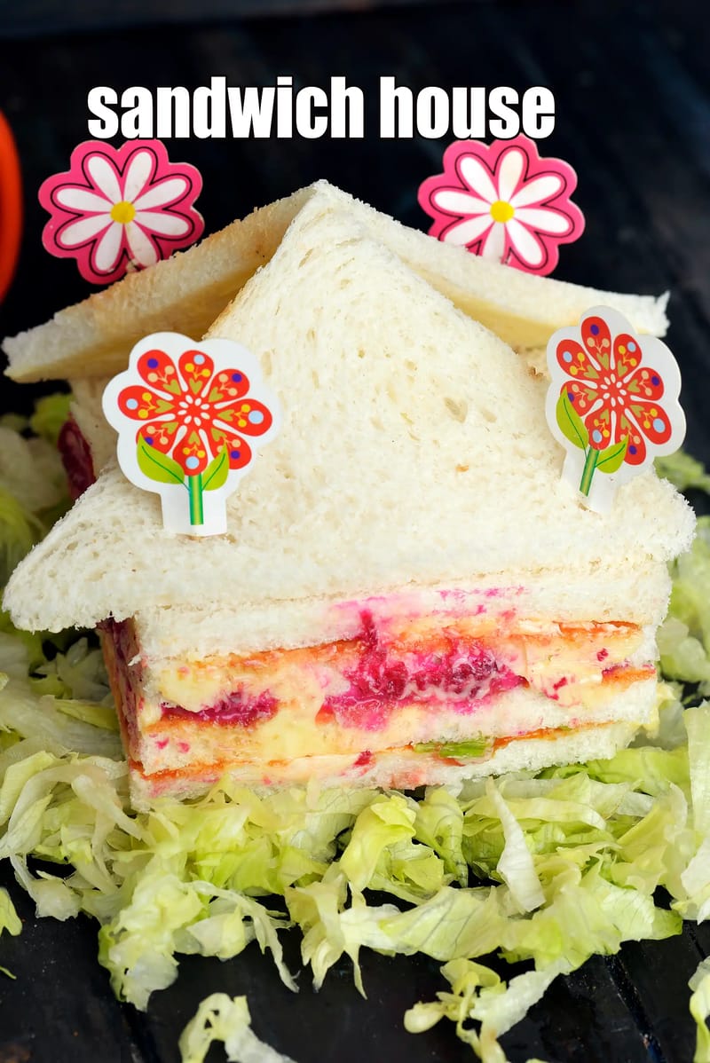 Sandwich house recipe | beet carrot Indian sandwich | easy breakfast vegetarian sandwich recipe | | Tarla Dalal