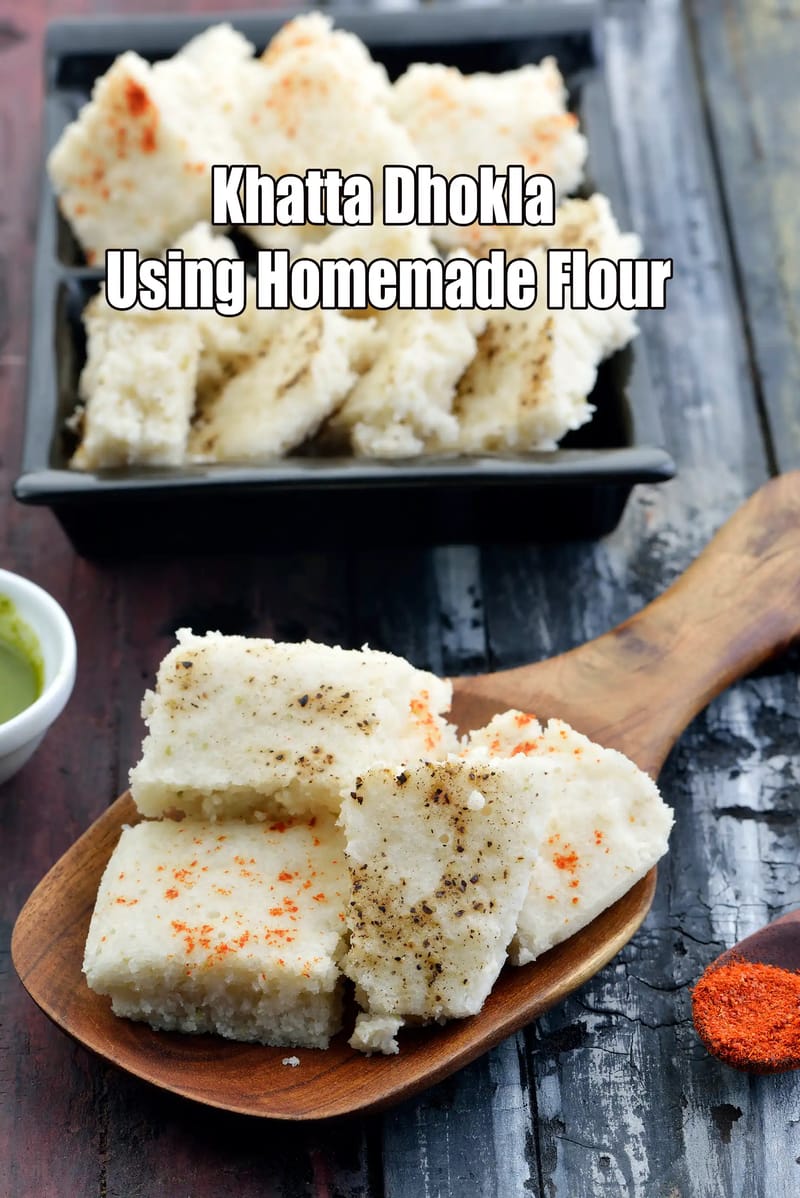 Khatta Dhokla Using Homemade Flour | Traditional Gujarati Dhokla | Dahi Dhokla | Sour Dhokla | | Tarla Dalal