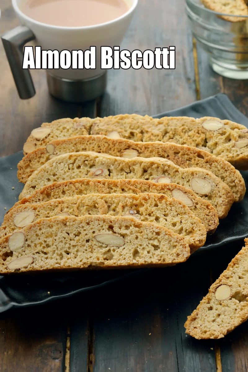 Almond Biscotti recipe, Indian Almond Cookies,Biscuits, Badam Toast | Tarla Dalal