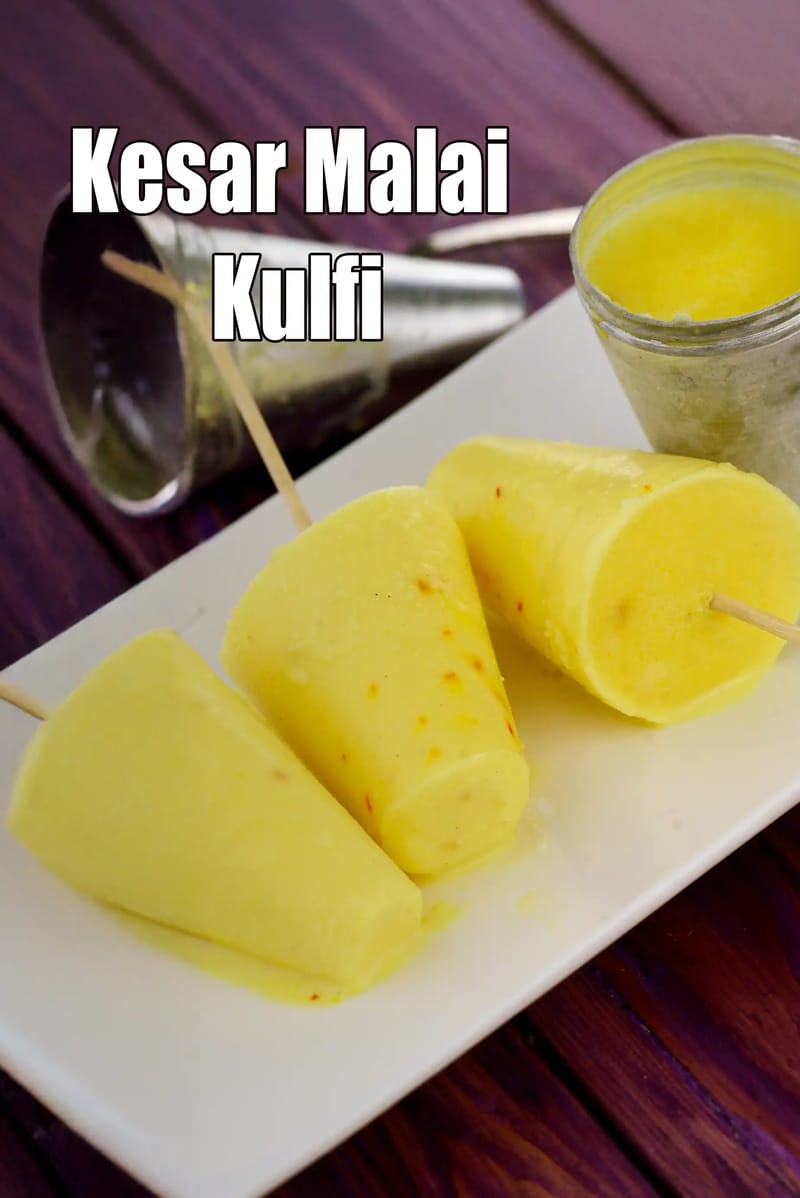 Kesar Malai Kulfi | Tarla Dalal