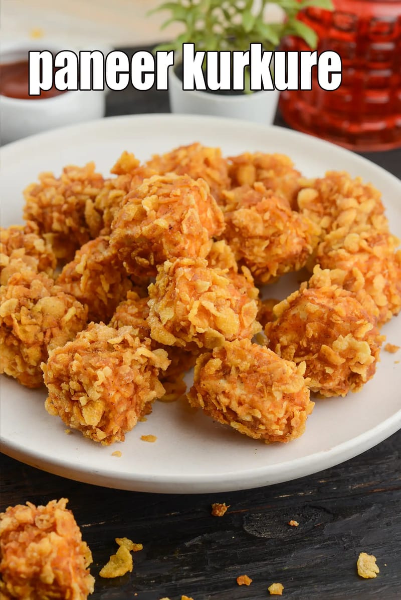 Paneer kurkure recipe | Indian crispy kurkure paneer | paneer starter | | Tarla Dalal