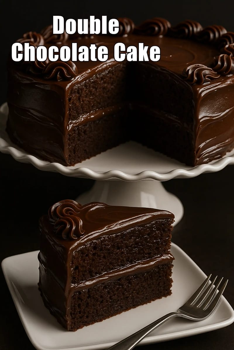 Double Chocolate Cake ( Cakes and Pastries) | Tarla Dalal