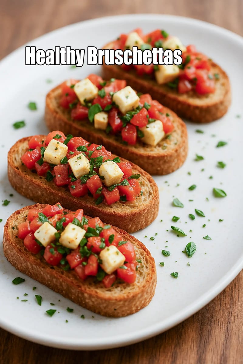 Healthy  Bruschettas recipe | Indian style Bruschettas for weight loss | Italian low fat Bruschettas | | Tarla Dalal