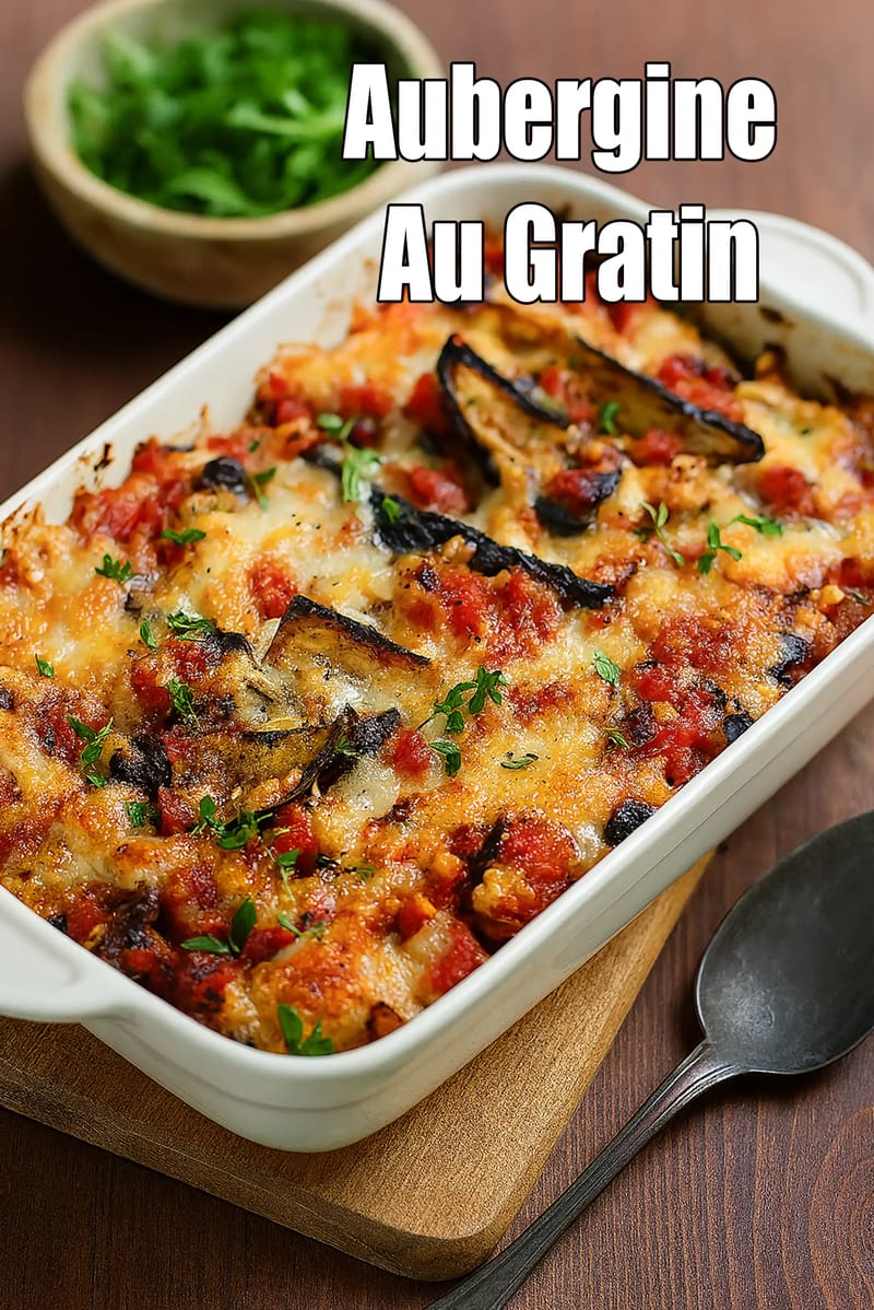 Aubergine Au Gratin Recipe (Baked Eggplant With Cheese) | Tarla Dalal