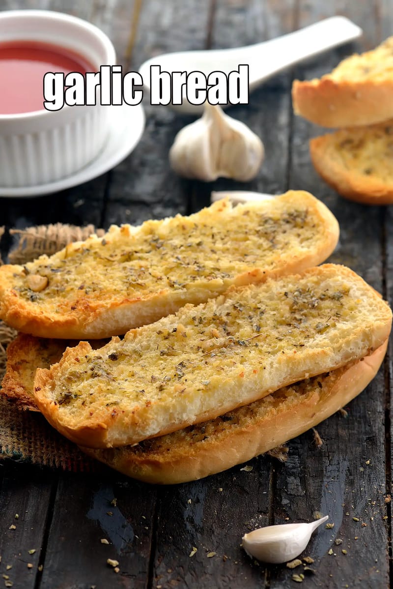 Garlic bread recipe | Indian style garlic bread | baked garlic bread | | Tarla Dalal
