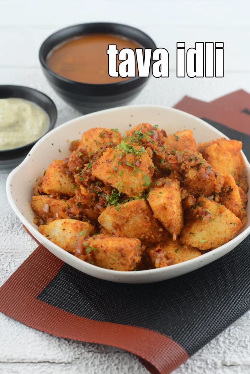 Tava idli recipe | spicy tava idli | South Indian tava vegetable idlis | | Tarla Dalal
