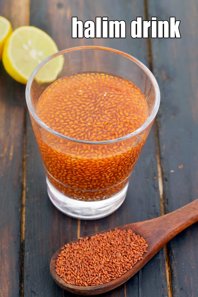Halim drink recipe | garden cress seed with lemon juice recipe | iron rich garden cress seed | how to make halim drink recipe | Tarla Dalal