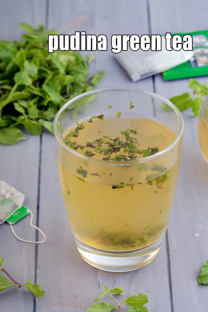 Pudina green tea recipe | mint leaves green tea | healthy pudina green tea | | Tarla Dalal