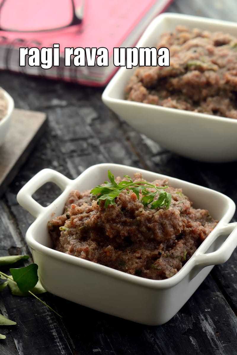 Ragi rava upma recipe | healthy nachni upma | ragi suji upma for breakfast |  iron rich upma | | Tarla Dalal