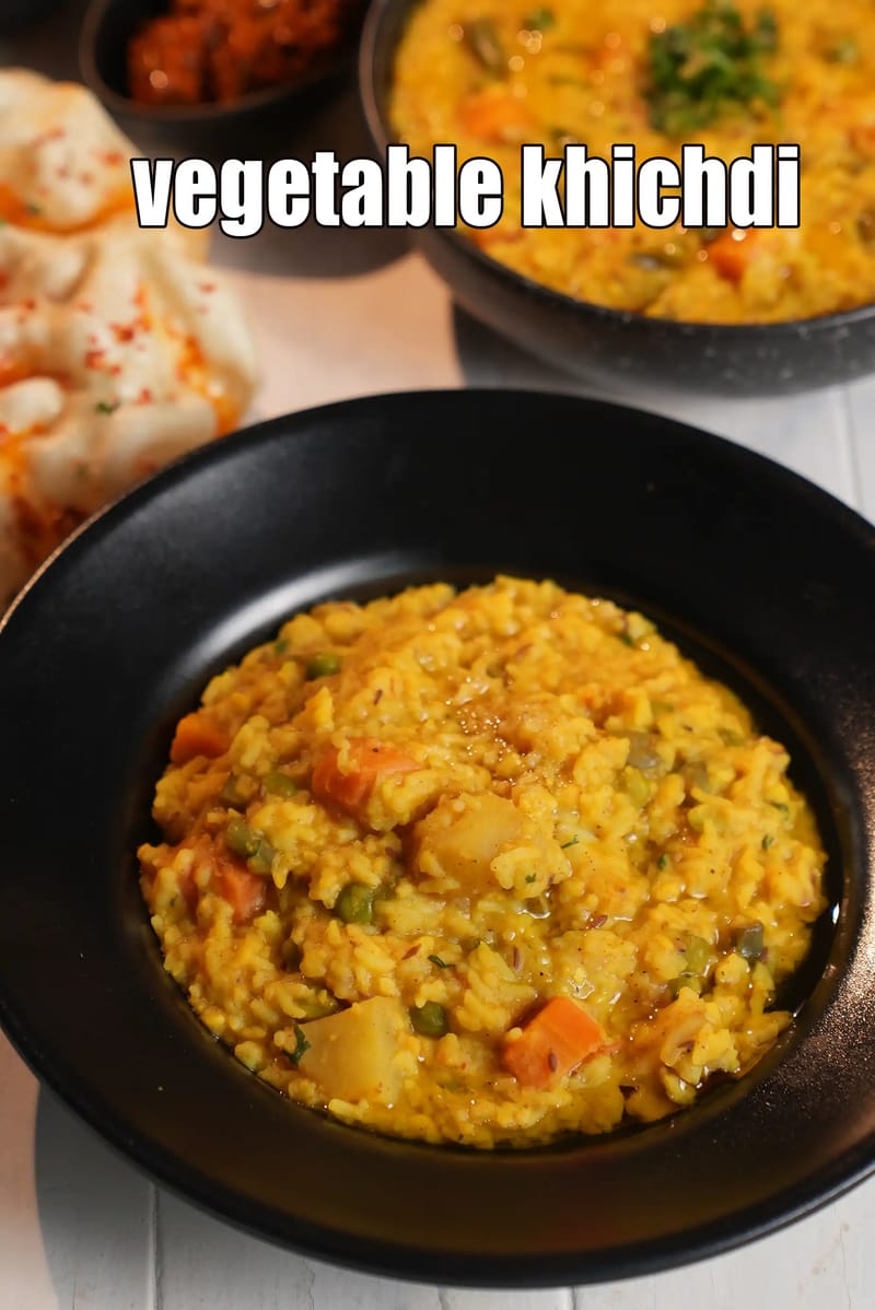 Vegetable khichdi recipe | Indian masala khichdi | mix vegetable masala khichdi | moong dal masala khichdi | | Tarla Dalal