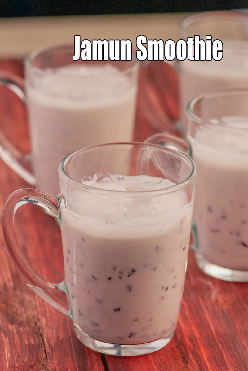 Jamun Smoothie | Tarla Dalal