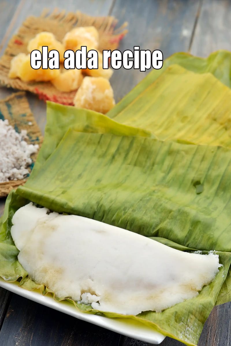 Ela ada recipe | steamed rice pancake recipe | elayappam | Kerala ila ada | | Tarla Dalal