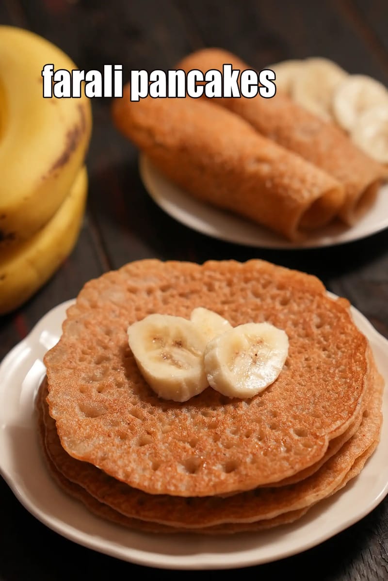 Farali pancakes recipe | sweet farali pancake | buckwheat pancake for upvas | kuttu ka cheela - navratri, vrat recipe | | Tarla Dalal