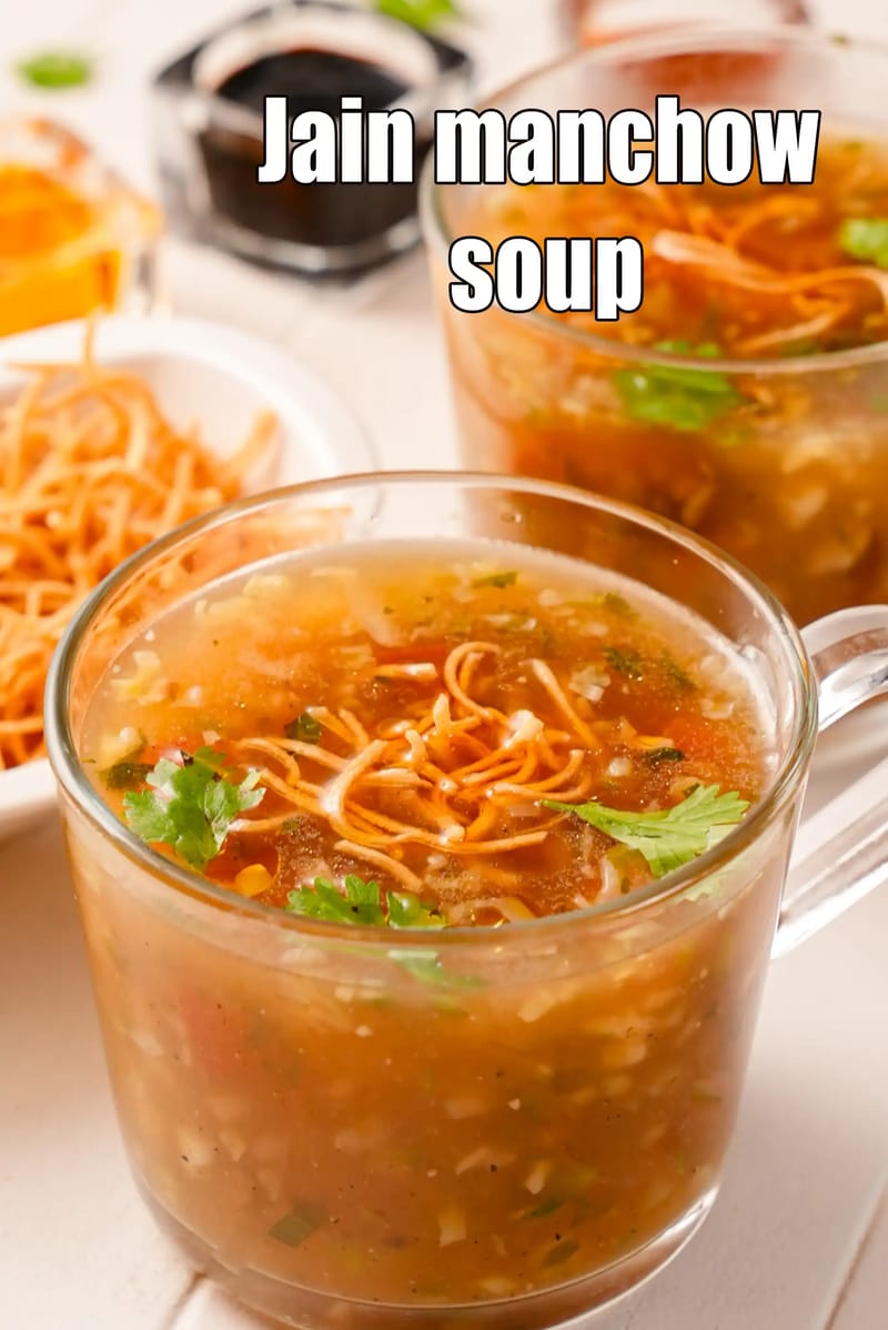 Jain manchow soup recipe | no onion no garlic?manchow soup | ?Indian style Jain Chinese manchow soup | | Tarla Dalal