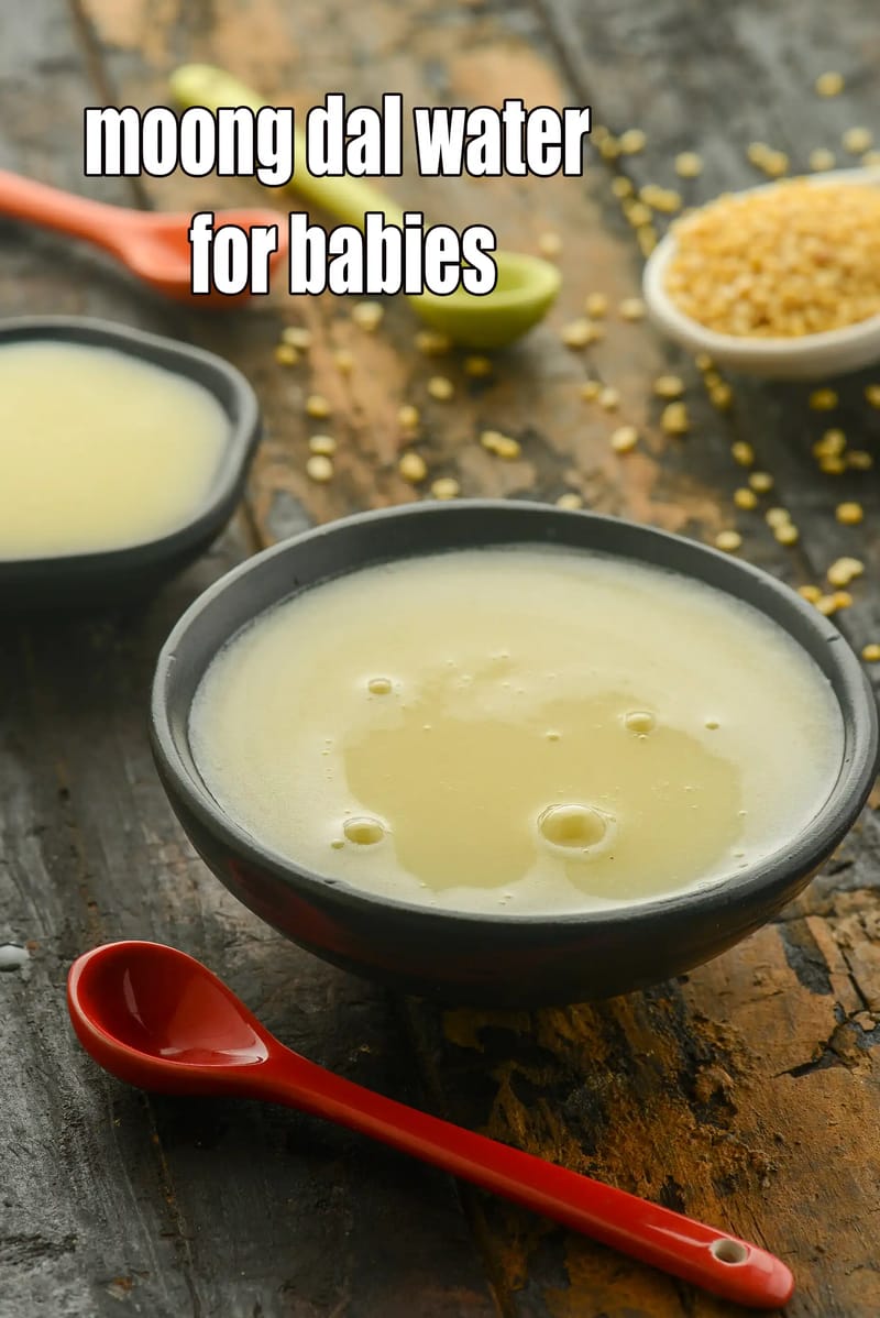 Moong dal water for babies | moong daal ka paani recipe for babies | moong dal pani for baby | dal water for babies above 6 months | | Tarla Dalal